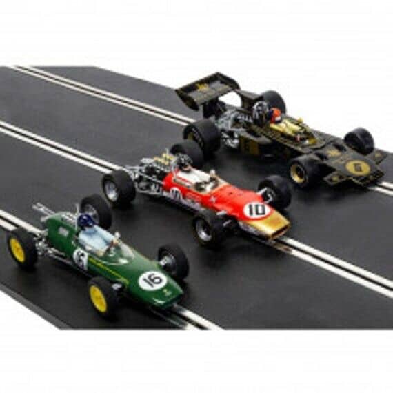SCALEXTRIC - C4184A 1:32 THE GENIUS OF COLIN CHAPMAN TEAM LOTUS TRIPLE PACK