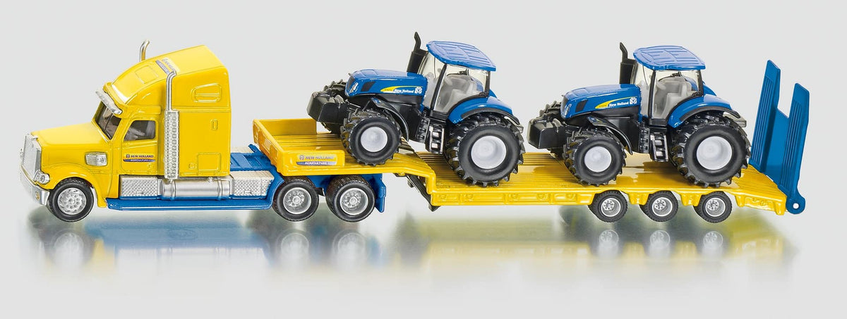 Siku - Truck With New Holland Tractors Farmer Transporter