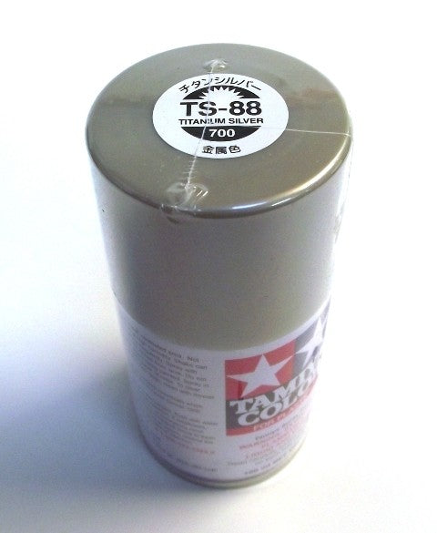 TS-88 TAMIYA ACRYLIC PAINT TITANIUM SILVER
