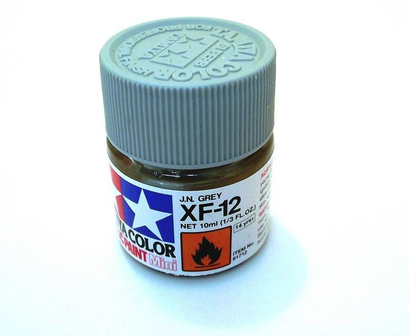XF-12 TAMIYA ACRYLIC PAINT FLAT J.N.GREY