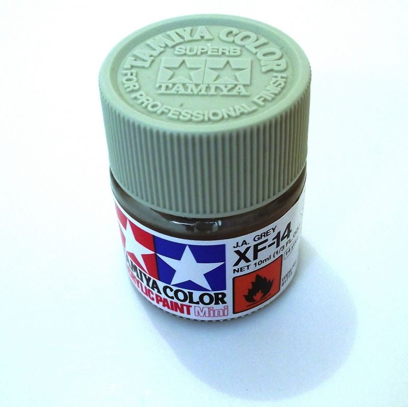 XF-14 TAMIYA ACRYLIC PAINT FLAT J.A. GREY