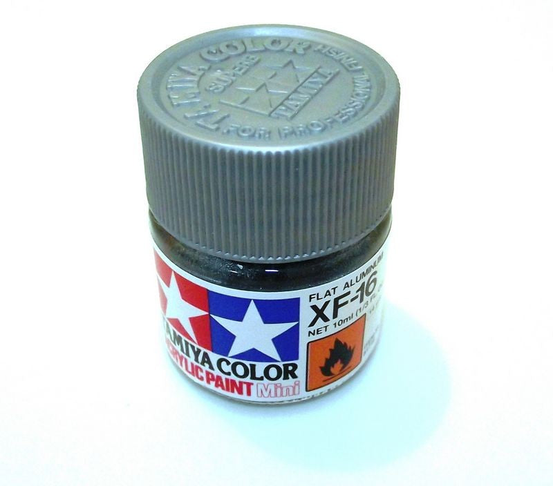 XF-16 TAMIYA ACRYLIC PAINT FLAT ALUMINIUM