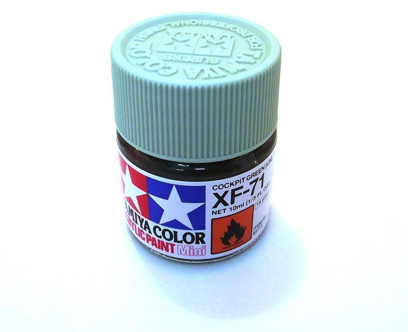 XF-71 TAMIYA ACRYLIC PAINT FLAT COCKPIT GREEN (IJN)