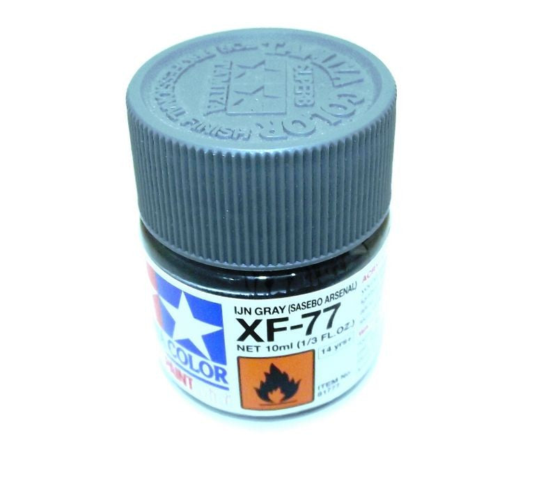 XF-77 TAMIYA ACRYLIC PAINT FLAT IJN GREY S