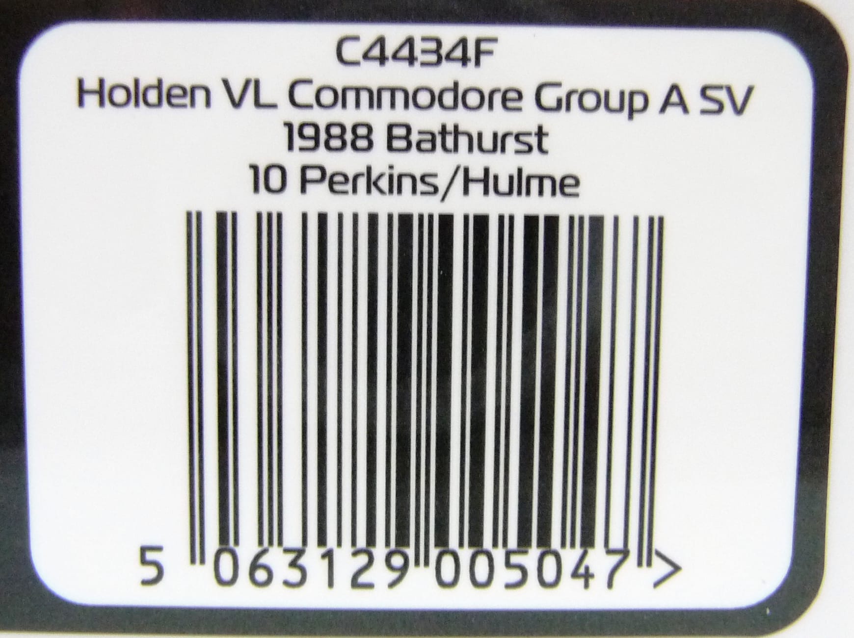 SCALEXTRIC - C4434 - HOLDEN VL COMMODORE SS - BATHURST 1988 #10