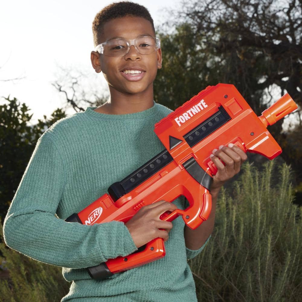 Nerf - Fortnite Compact Smg Motorized Dart Blaster Ultra Red Wrap 8-dart Internal Clip Includes 8 Nerf Elite Foam Darts Hasbro