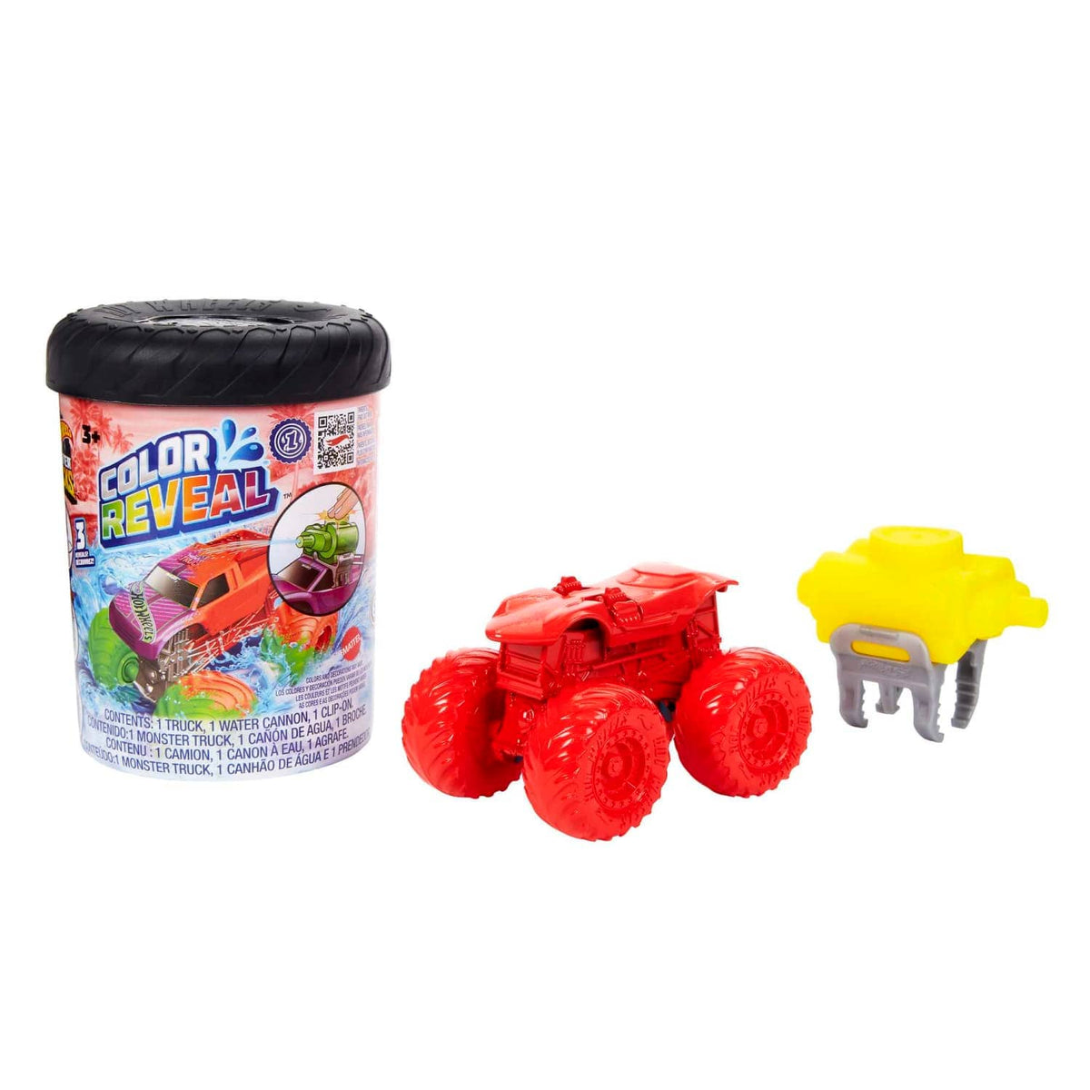 Hot Wheels - Monster Trucks Color Reveal Truck For Kids 3 Years Old & Up