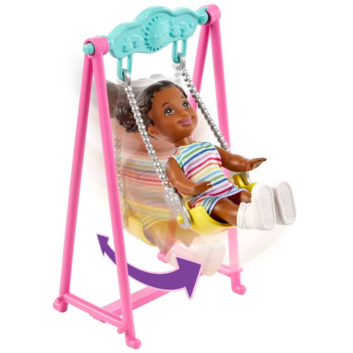 Barbie - Skipper Babysitters Inc. Bounce House Playset With Dolls & Accessories