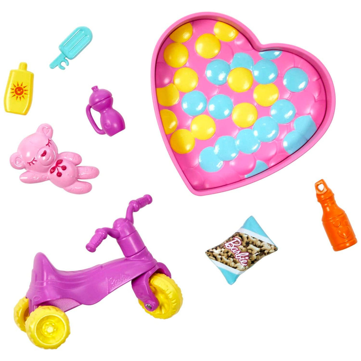 Barbie - Skipper Babysitters Inc. Bounce House Playset With Dolls & Accessories