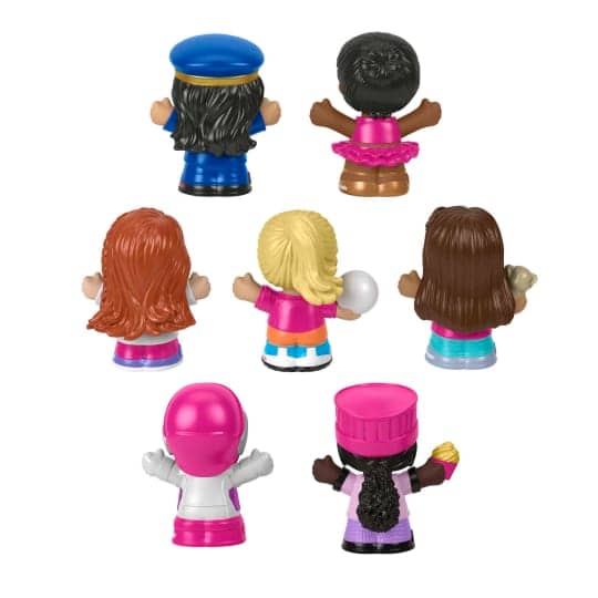Barbie - You Can Be Anything Figure Pack By Little People 7 Toys Figure Pk