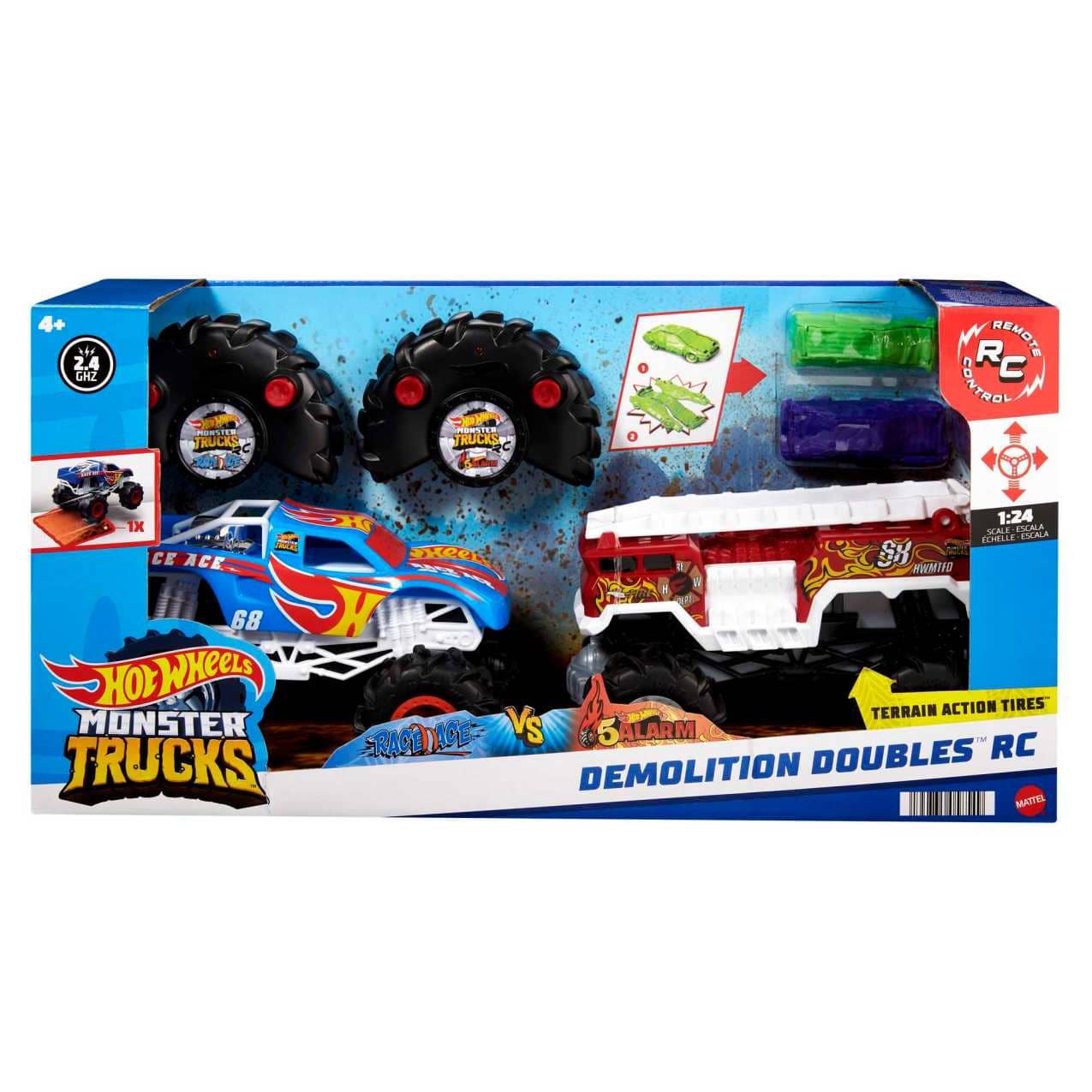Hot Wheels - Rc Monster Trucks Demolition Doubles Rc 2 Pack