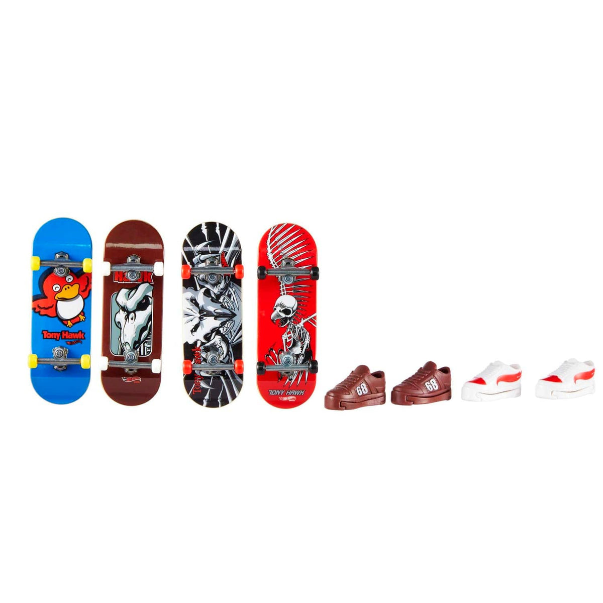 Hot Wheels - Skate Fingerboards & Skate Shoes Multipack Toy For Kids (styles May Vary)