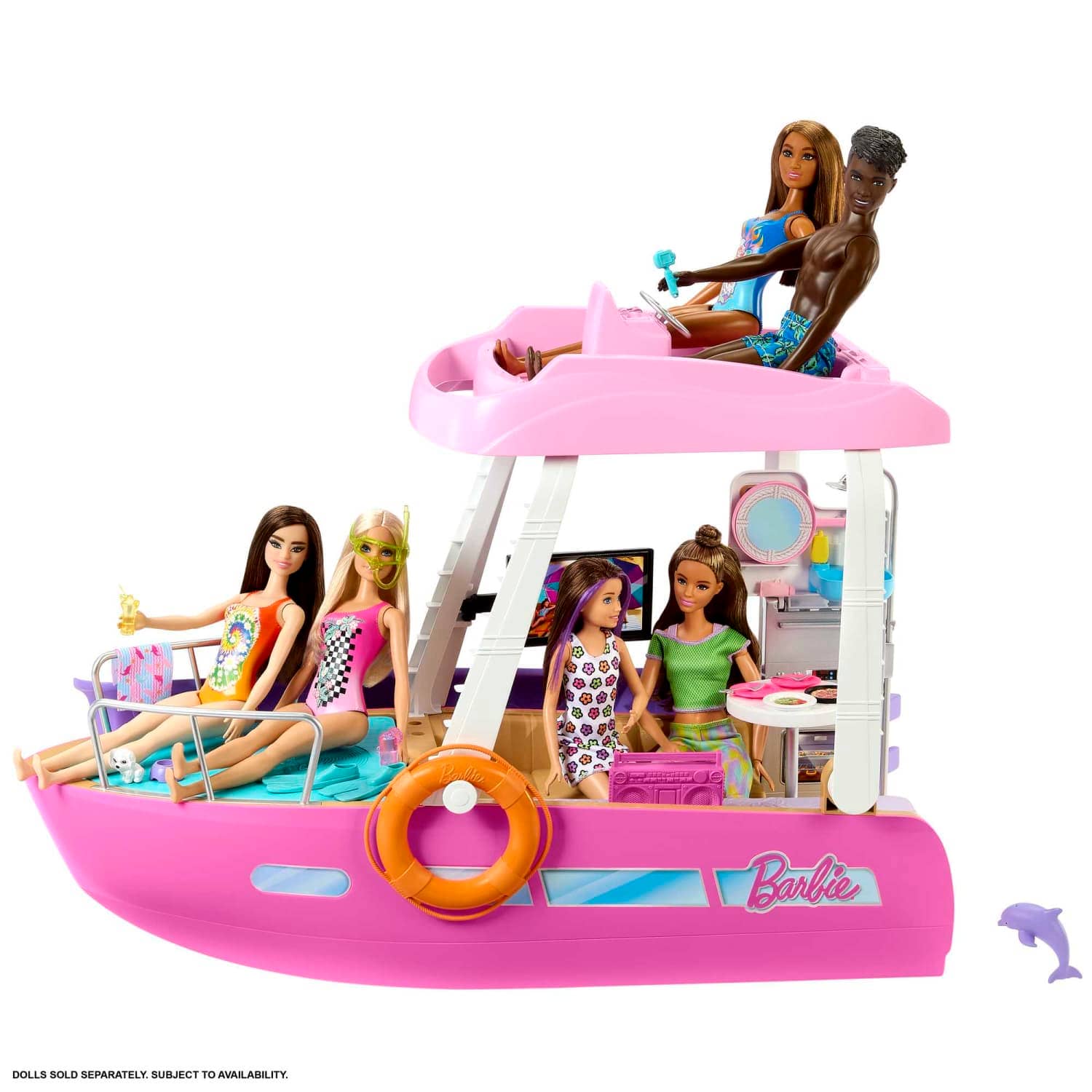 Barbie - Dream Boat Playset With Pool Slide And 20+ Accessories