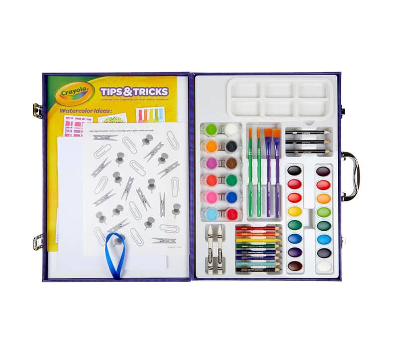 Crayola - Paint & Create Portable Easel Travel Art Case