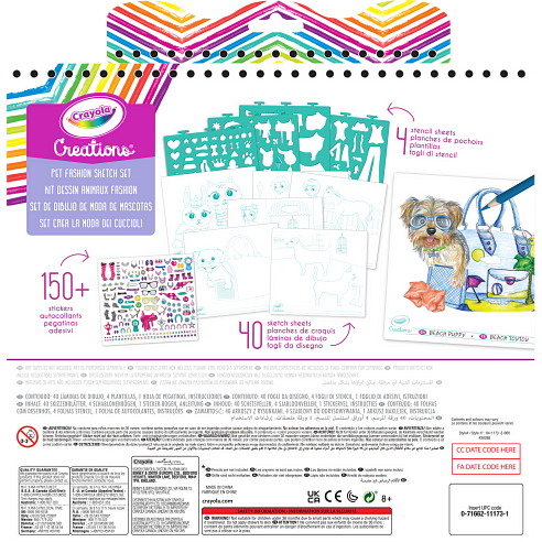 Crayola - Creations Pet Fashion Sketch Set