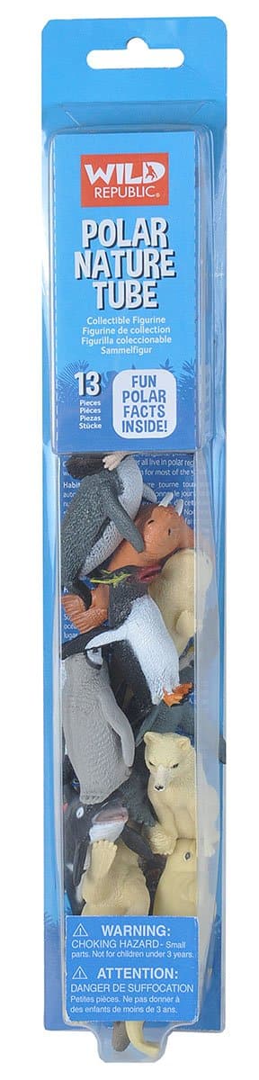 Wild Republic - Nature Polar Assorted Animal Figurines Tube