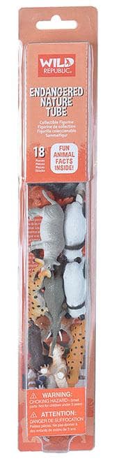 Wild Republic - Endangered Animals Figurines Nature Tube