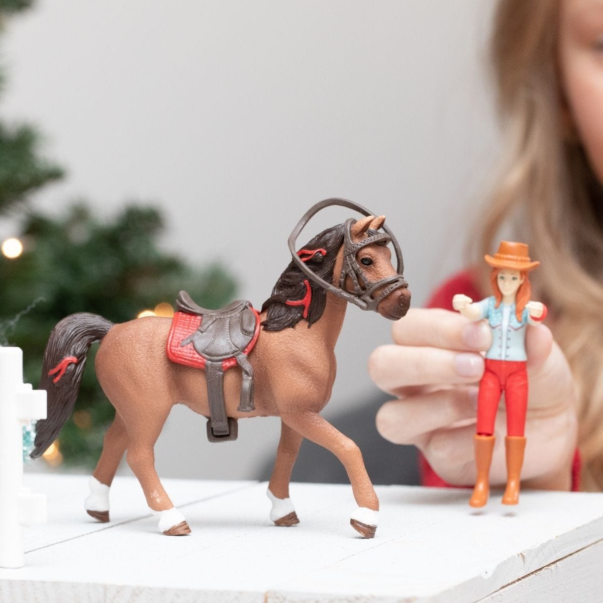 Schleich - Horse Club Hannah & Cayenne Animal Playset
