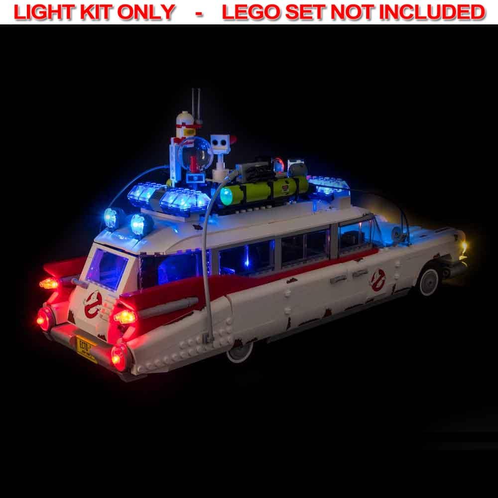Light My Bricks - LIGHT KIT for LEGO® Ghostbusters Ecto-1 10274 Light & Sound & Remote Control Kit