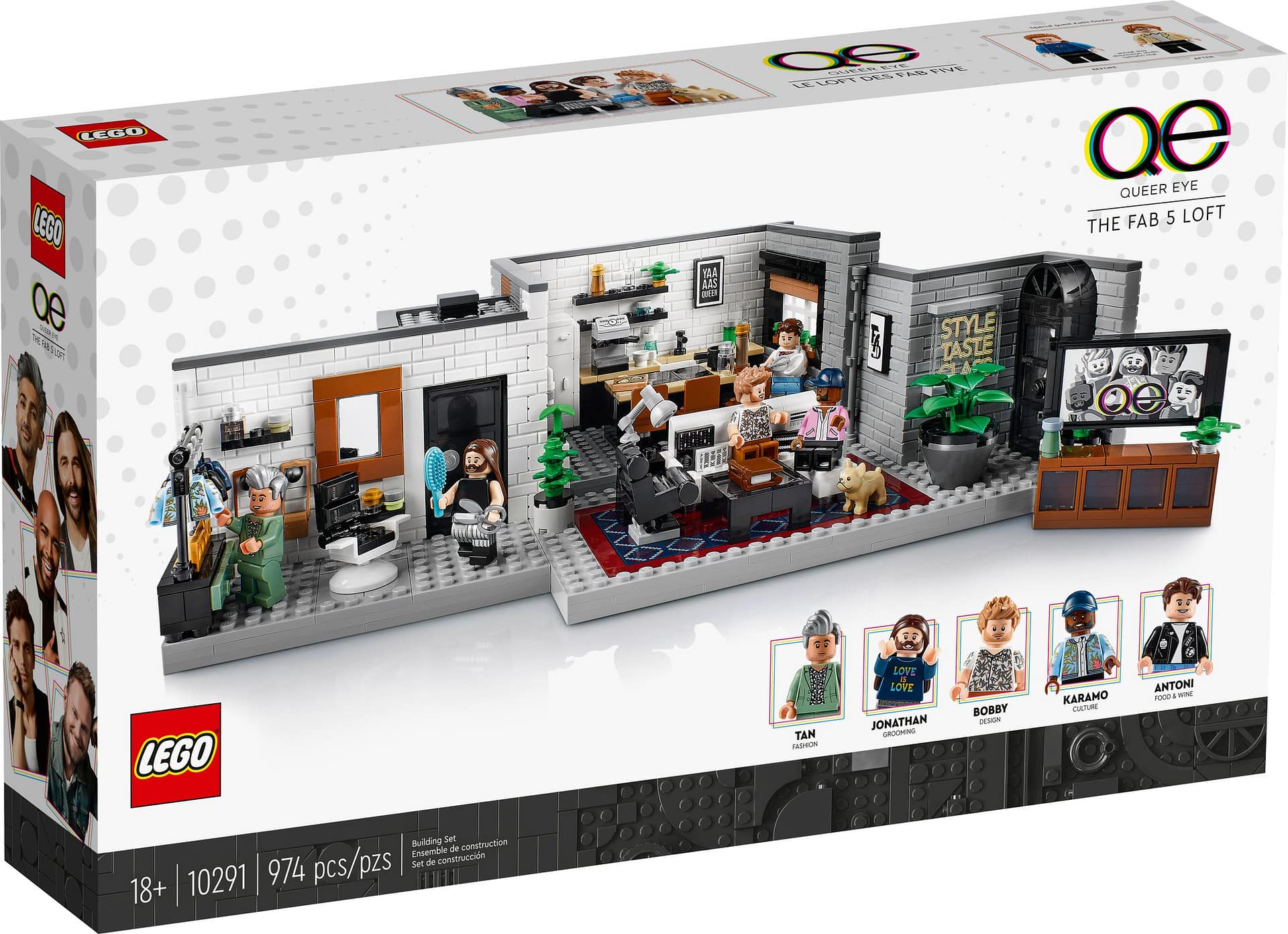 LEGO® 10291 Queer Eye The Fab 5 Loft - ICONS