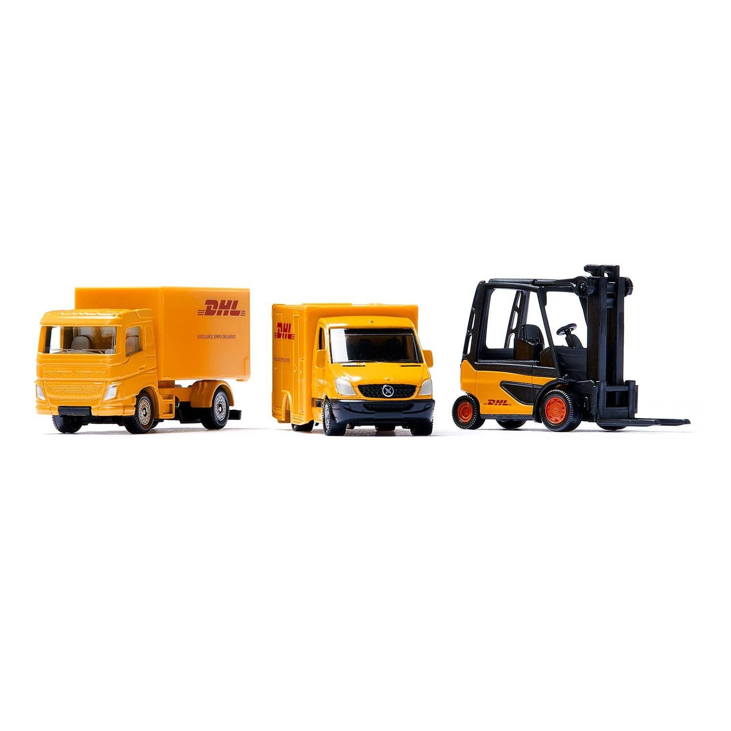 Siku - DHL Logistics 3 Vehicle And Accessories Playset