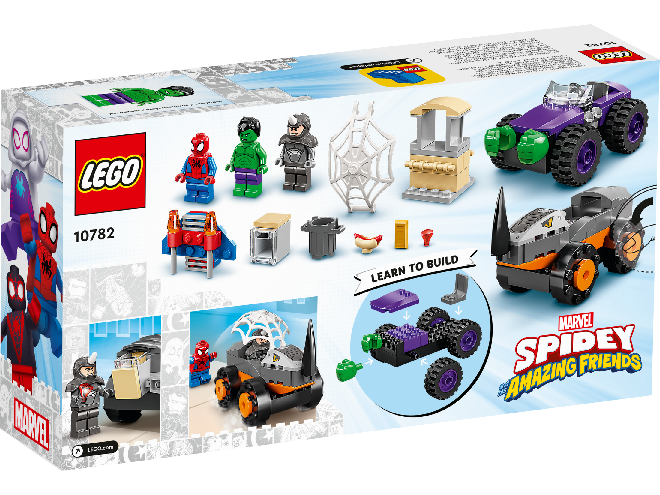 LEGO® 10782 Hulk vs. Rhino Truck Showdown - Marvel Spidey 4+