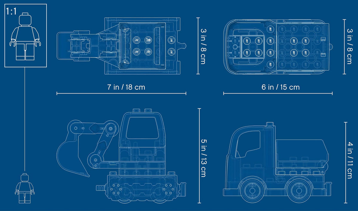 LEGO® 10931 Truck & Tracked Excavator - DUPLO®