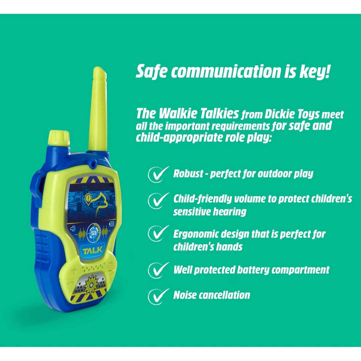 Dickie Toys - Kids Police Patrol Two-Way Radio Playset