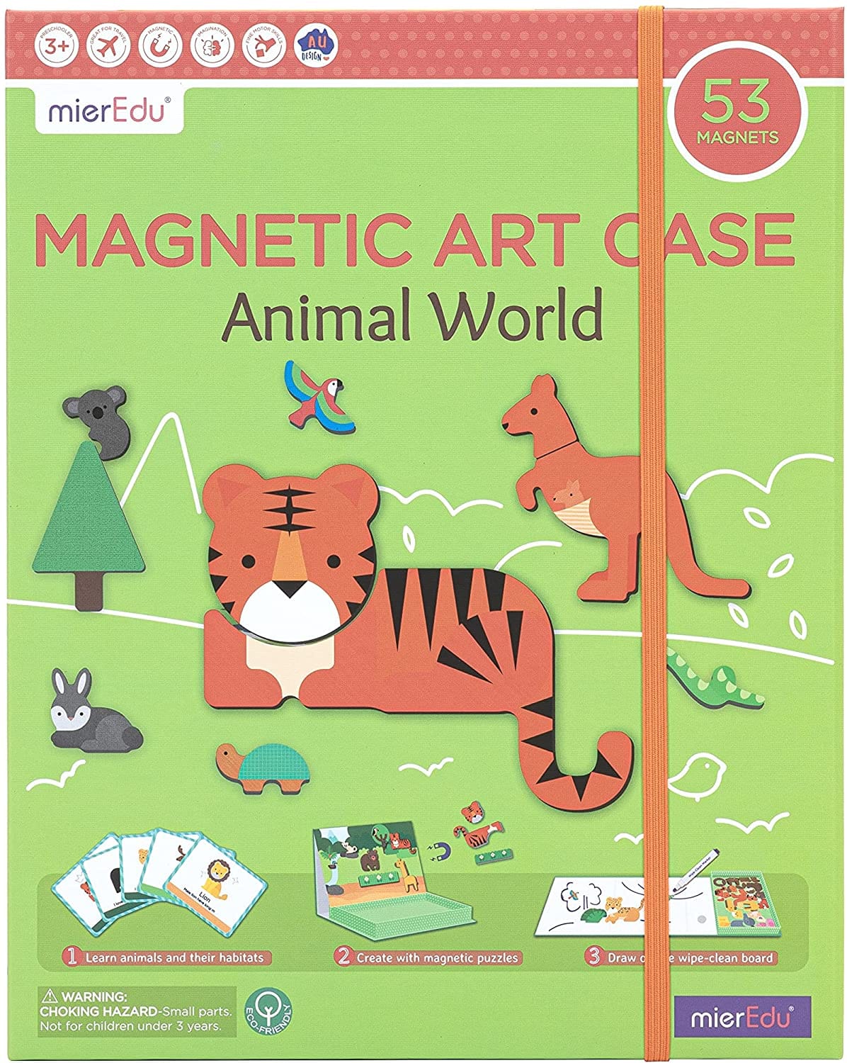 mierEdu - Magnetic Art Case Animal World