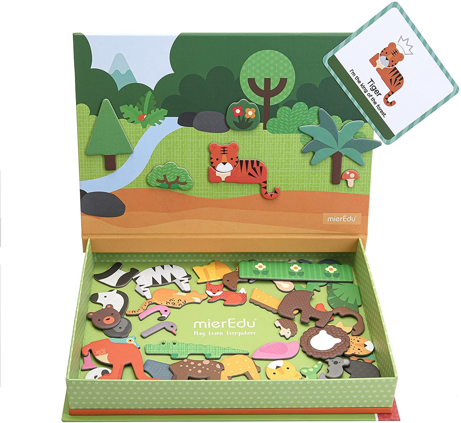 mierEdu - Magnetic Art Case Animal World