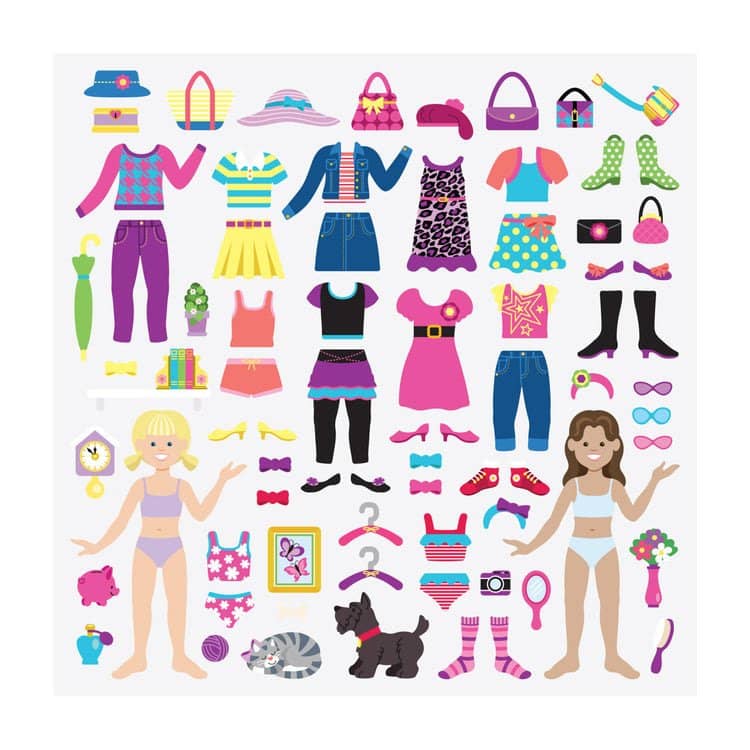 Melissa & Doug - Puffy Stickers Play Set: Dress-up