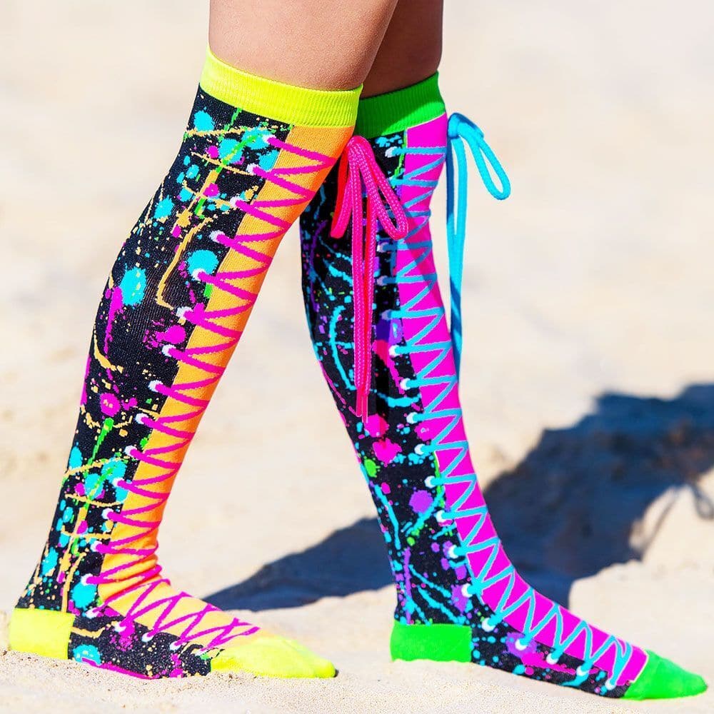 Madmia - Colour Run Socks Kids & Adults Age 6y+