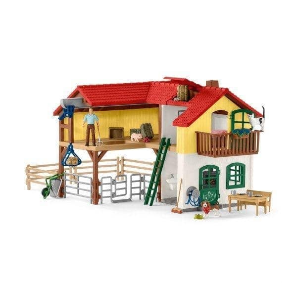 Schleich - Large Farm House Animal Playset