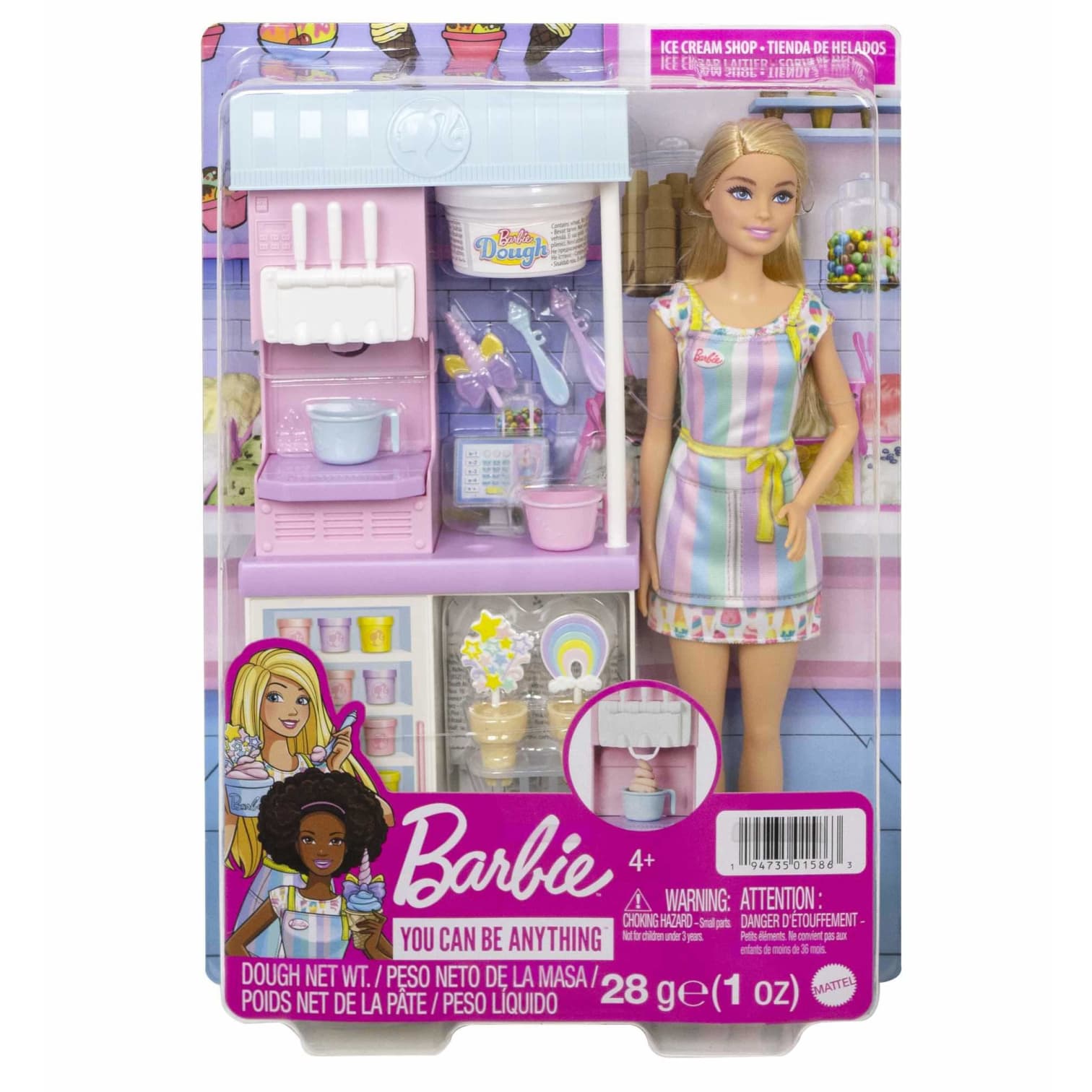 Barbie - Ice Cream Shop Playset Mattel