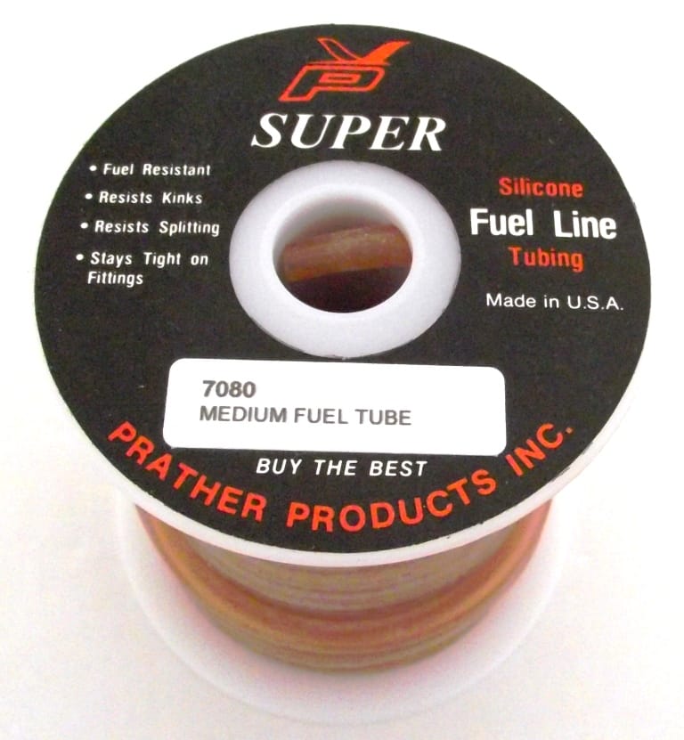 PRATHER - SILICON FUEL TUBE MEDIUM 30 FOOT ROLL