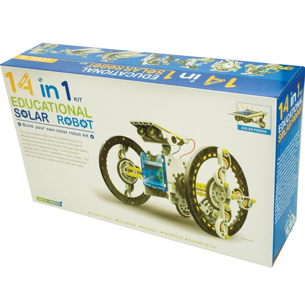 Green Energy - 14 In 1 educational Solar Robot Kit