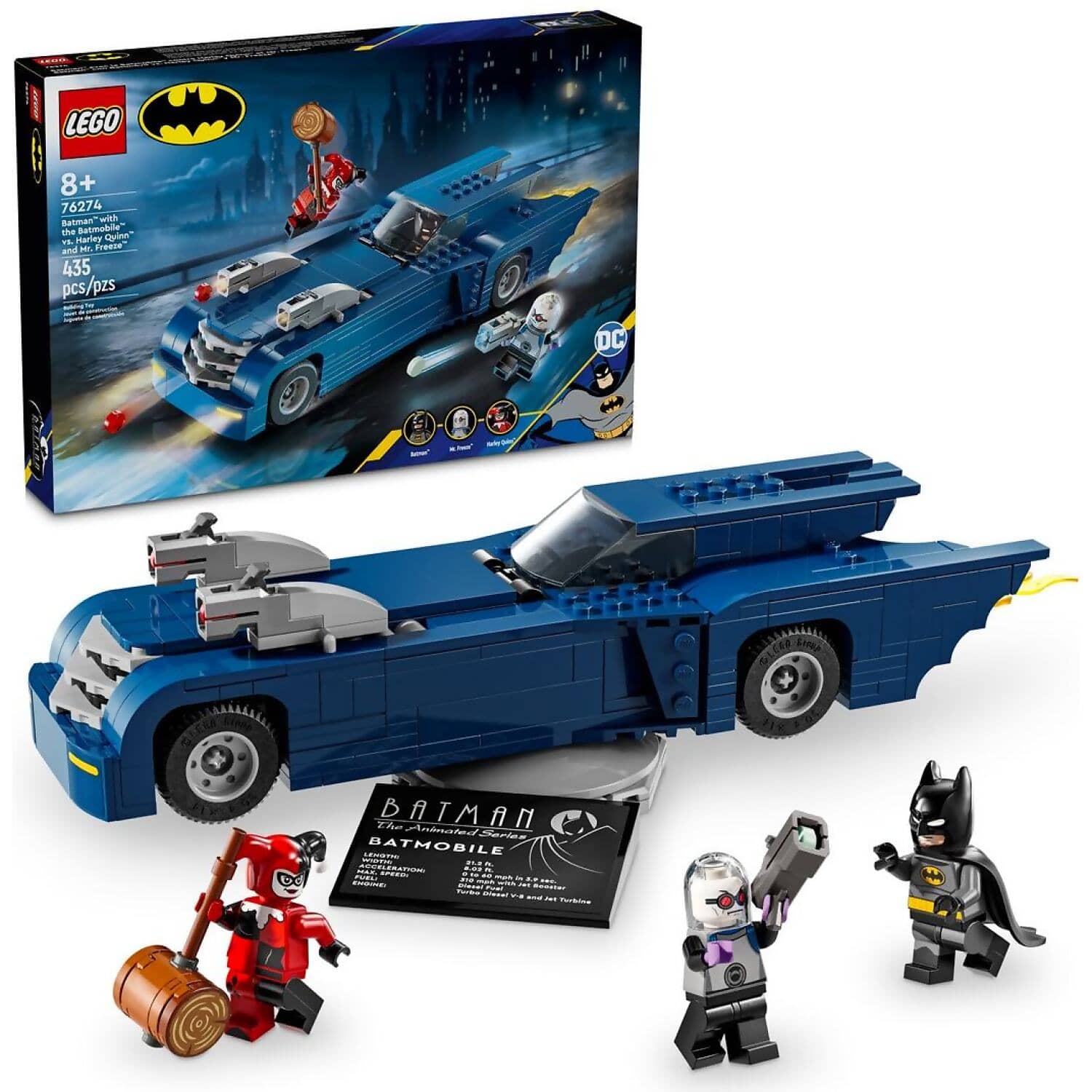 LEGO® 76274 Batman™ with the Batmobile vs. Harley Quinn and Mr. Freeze - DC Super Heroes