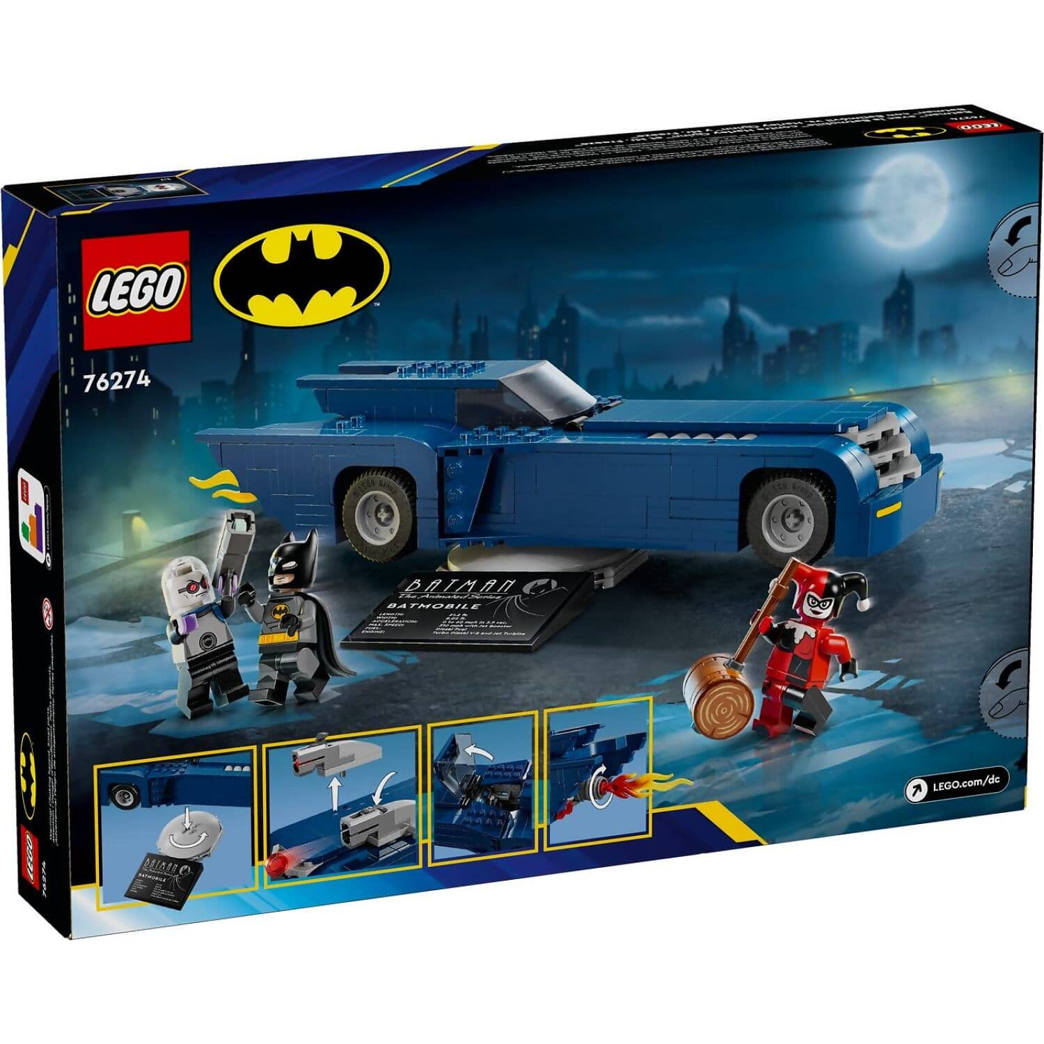 LEGO® 76274 Batman™ with the Batmobile vs. Harley Quinn and Mr. Freeze - DC Super Heroes