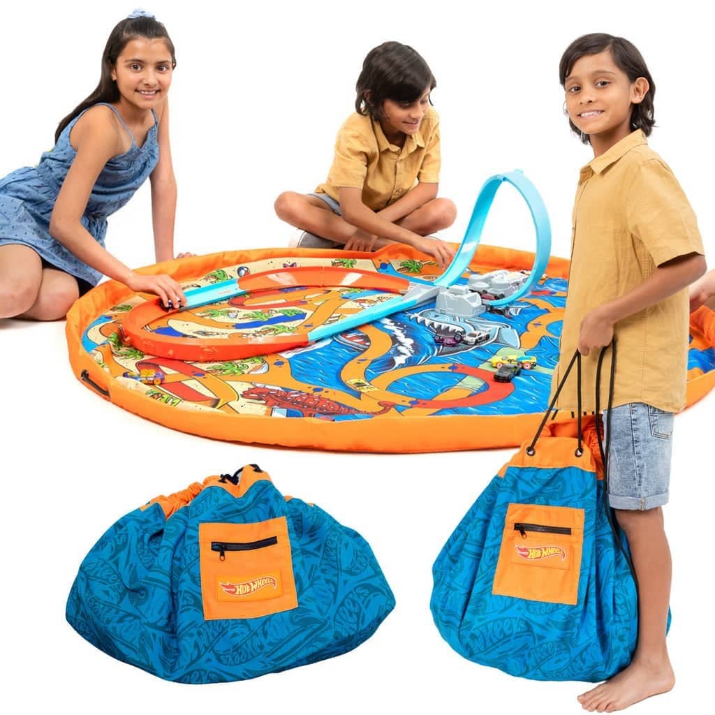 Hot Wheels - Play Pouch Toy Storage Bag & Mat