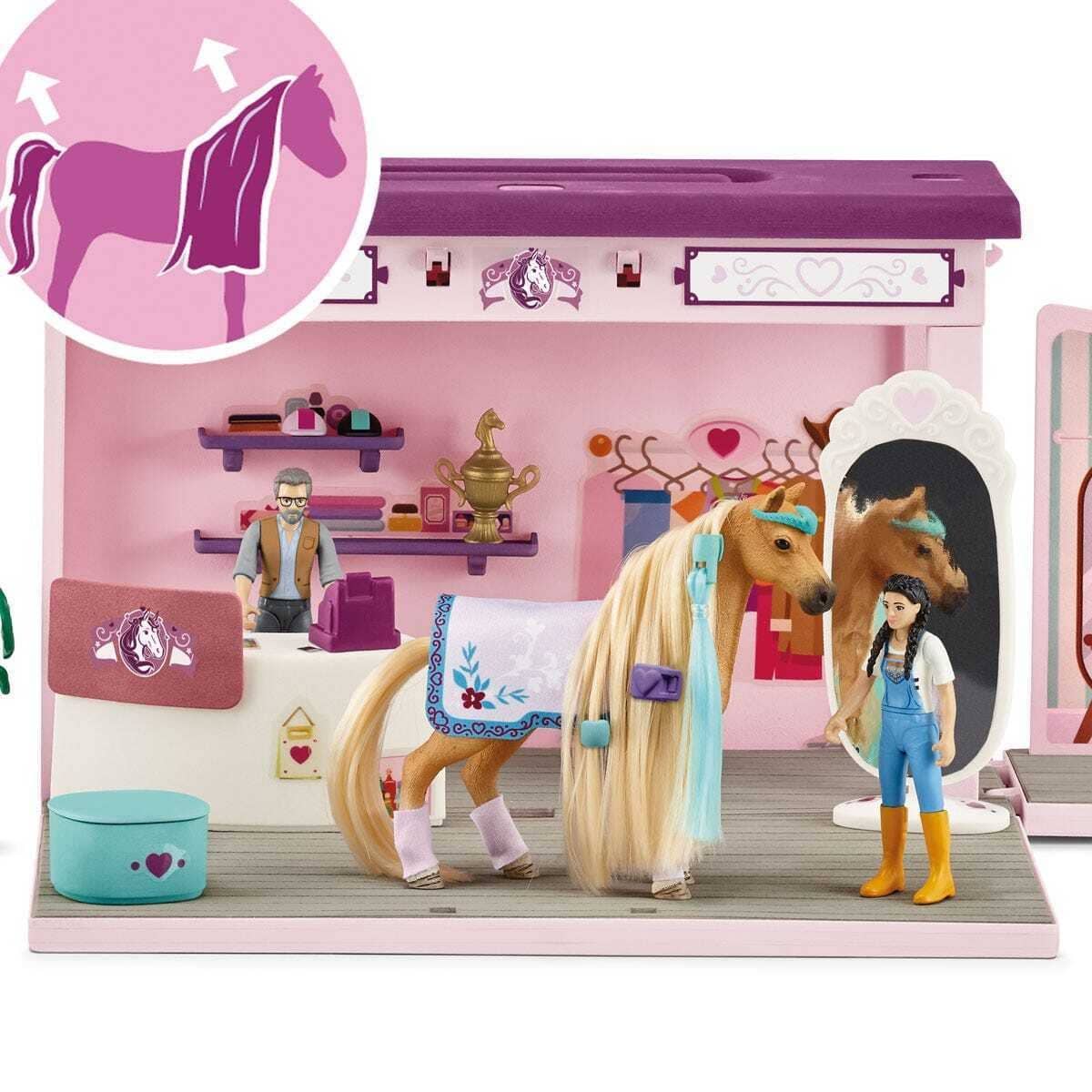 Schleich - Horse Pop-up Boutique - Horse Club Sofia s Beauties Animal Playset