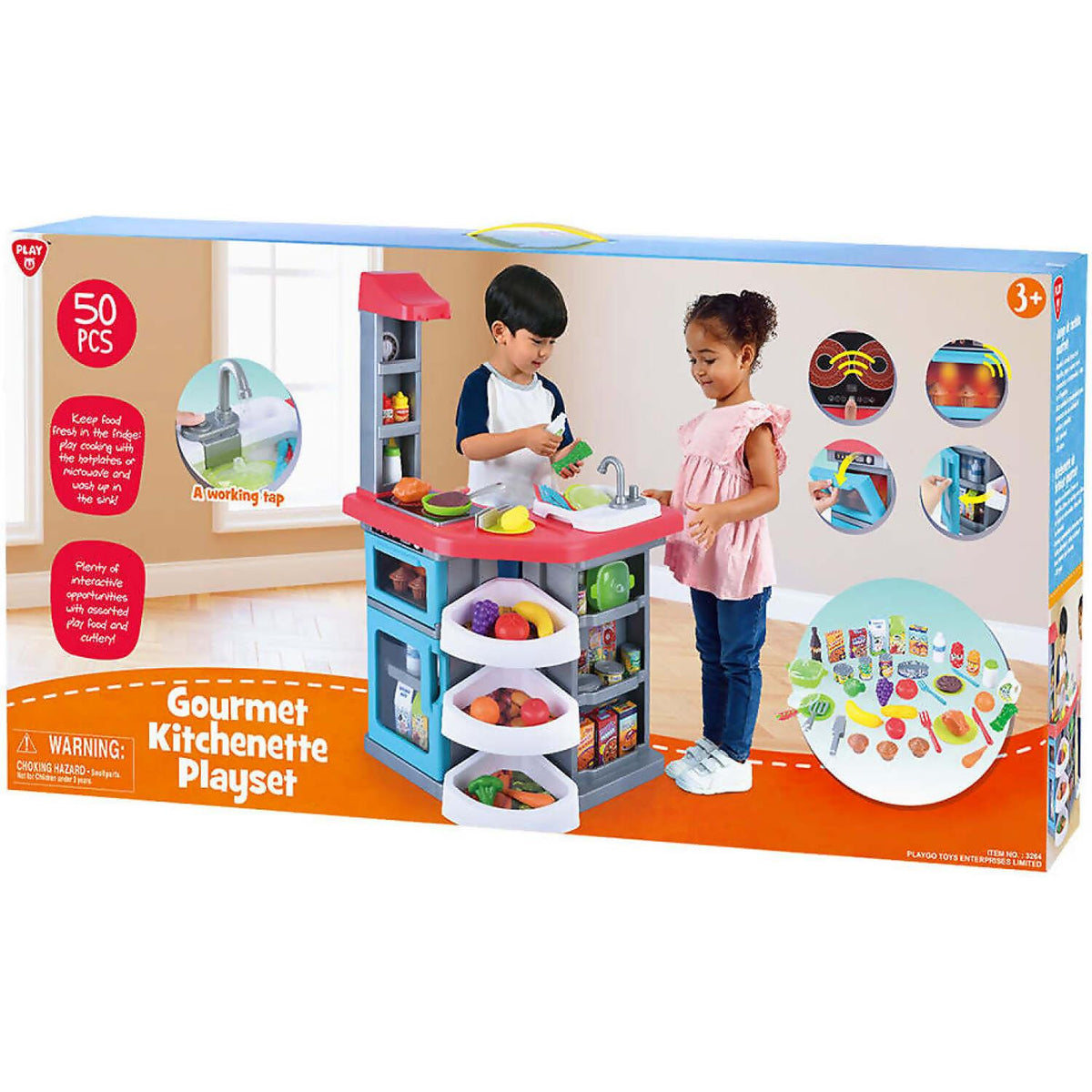 Playgo Toys Ent. Ltd - Gourmet Kitchenette Set