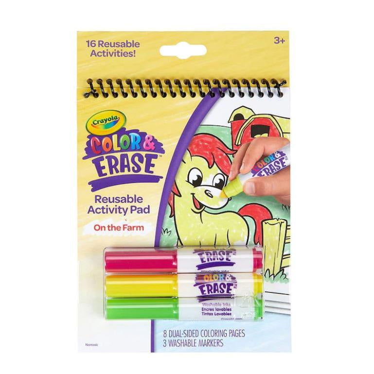 Crayola - Color & Erase Reusable Activity Pad On The Farm