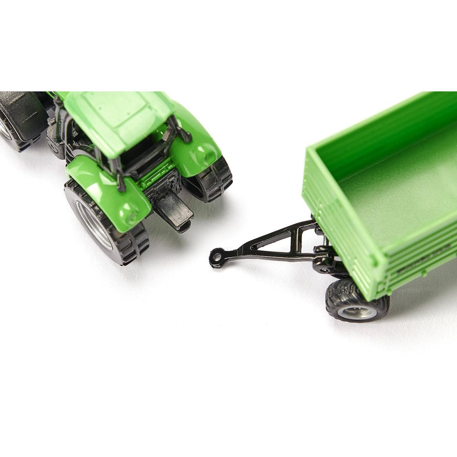 Siku - Deutz-Fahr With Fortuna 2-axle 4 Wheel Trailer