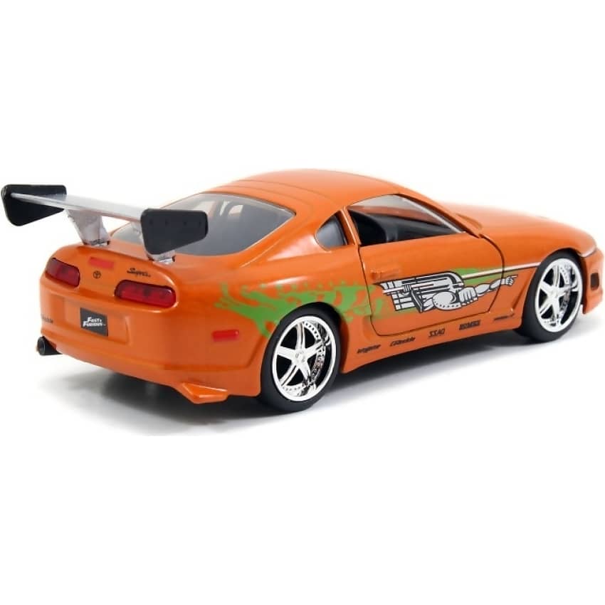JADA TOYS - FAST & FURIOUS 1995 TOYOTA SUPRA ORANGE 1:32 SCALE DIECAST VEHICLE