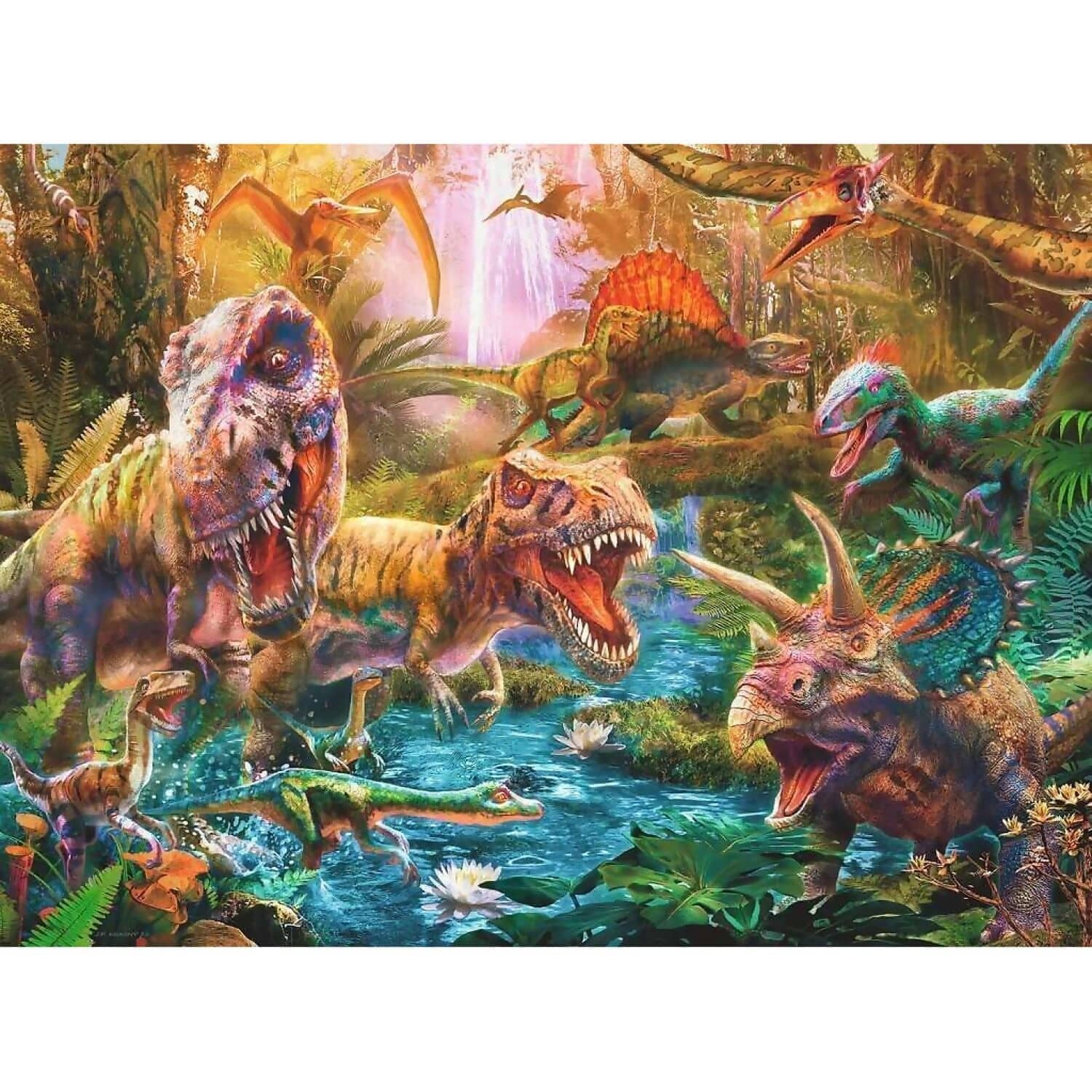 Ravensburger - T-Rex Attack Jigsaw Puzzle 150pc