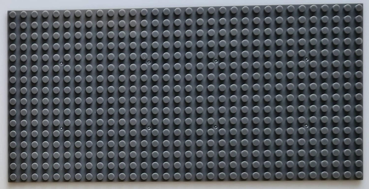 BASEPLATE Double Sided 16x32 Studs Dark Grey Generic Brand