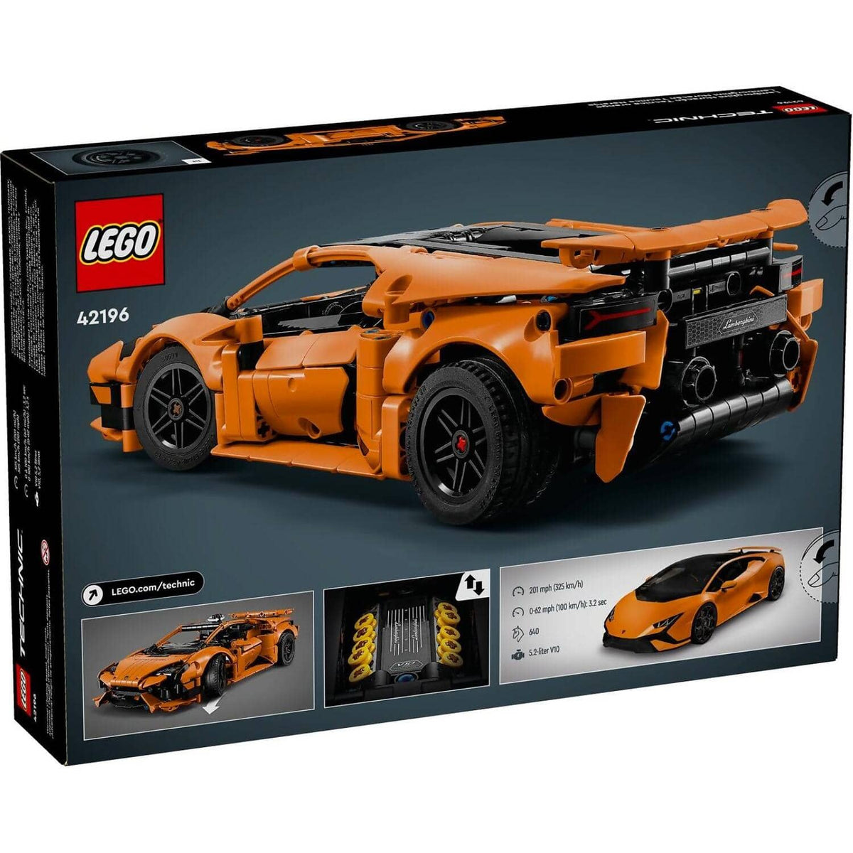 LEGO® 42196 Lamborghini Hurac n Tecnica Orange - Technic