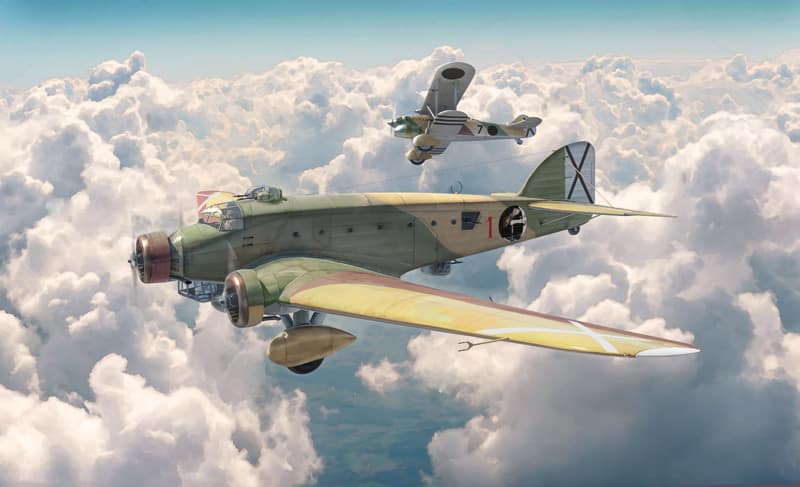ITALERI - SM.81 PIPISTRELLO 1:72 (1388) PLASTIC MODEL KIT