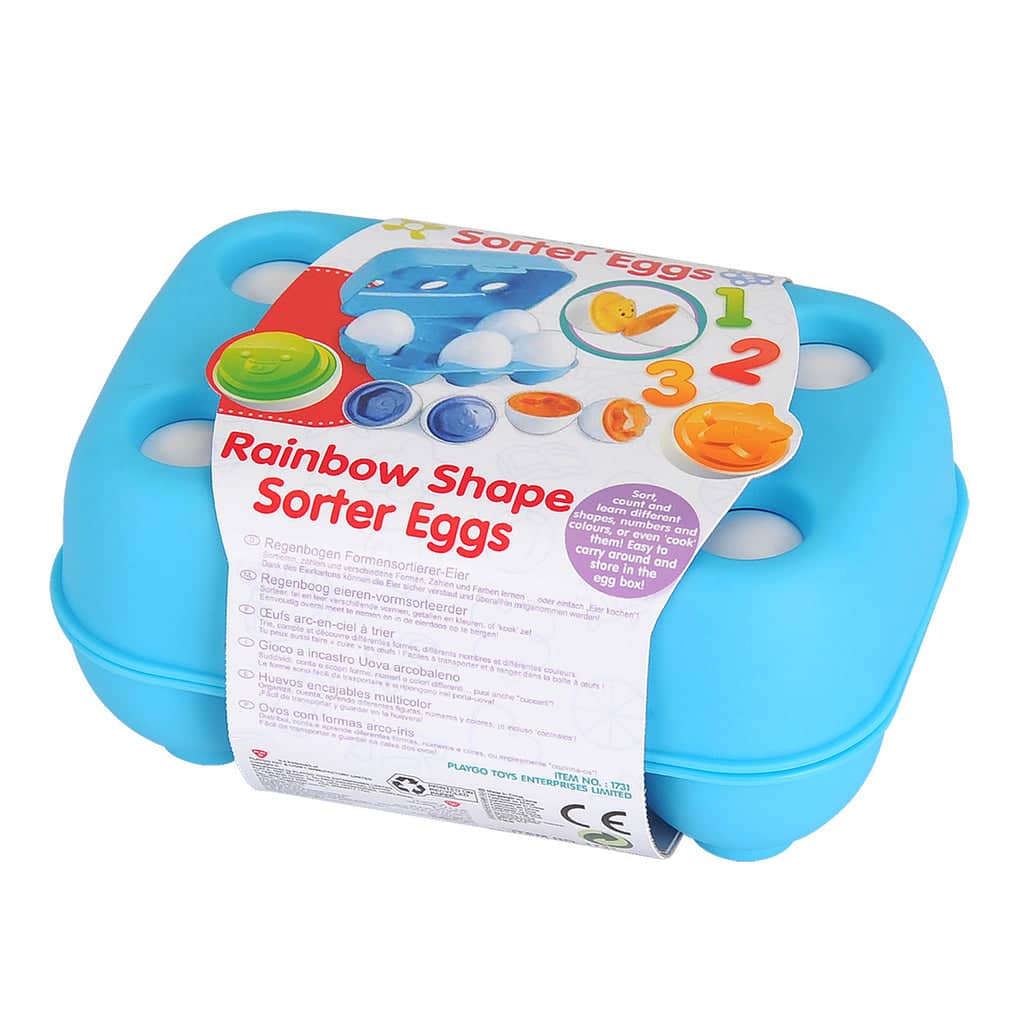 Playgo Toys Ent. Ltd - Rainbow Shape Sorter Eggs