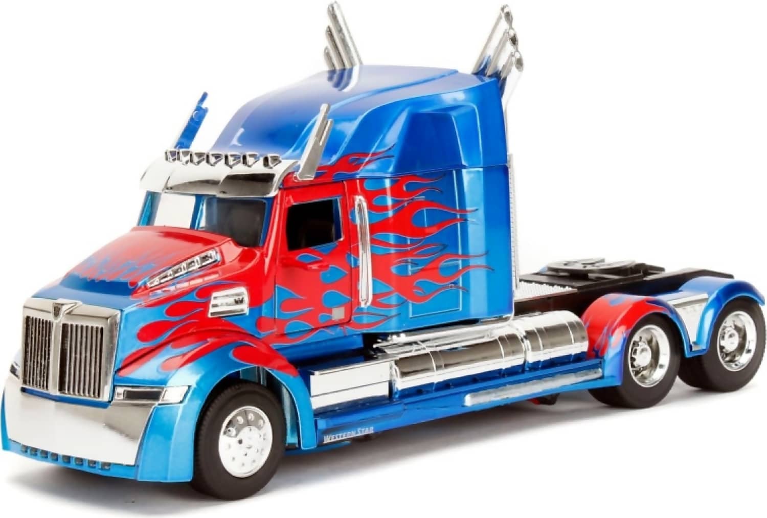 JADA TOYS - HOLLYWOOD RIDES 1:24 DIE-CAST OPTIMUS PRIME WESTERN STAR TRUCK - TRANSFORMERS 5 THE LAST KNIGHT COLLECTIBLE